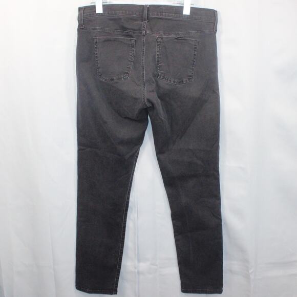 Gap 1969 Women’s Black Legging Jeans Size 33/16 Stretch Skinny Mid Rise - Picture 2 of 8
